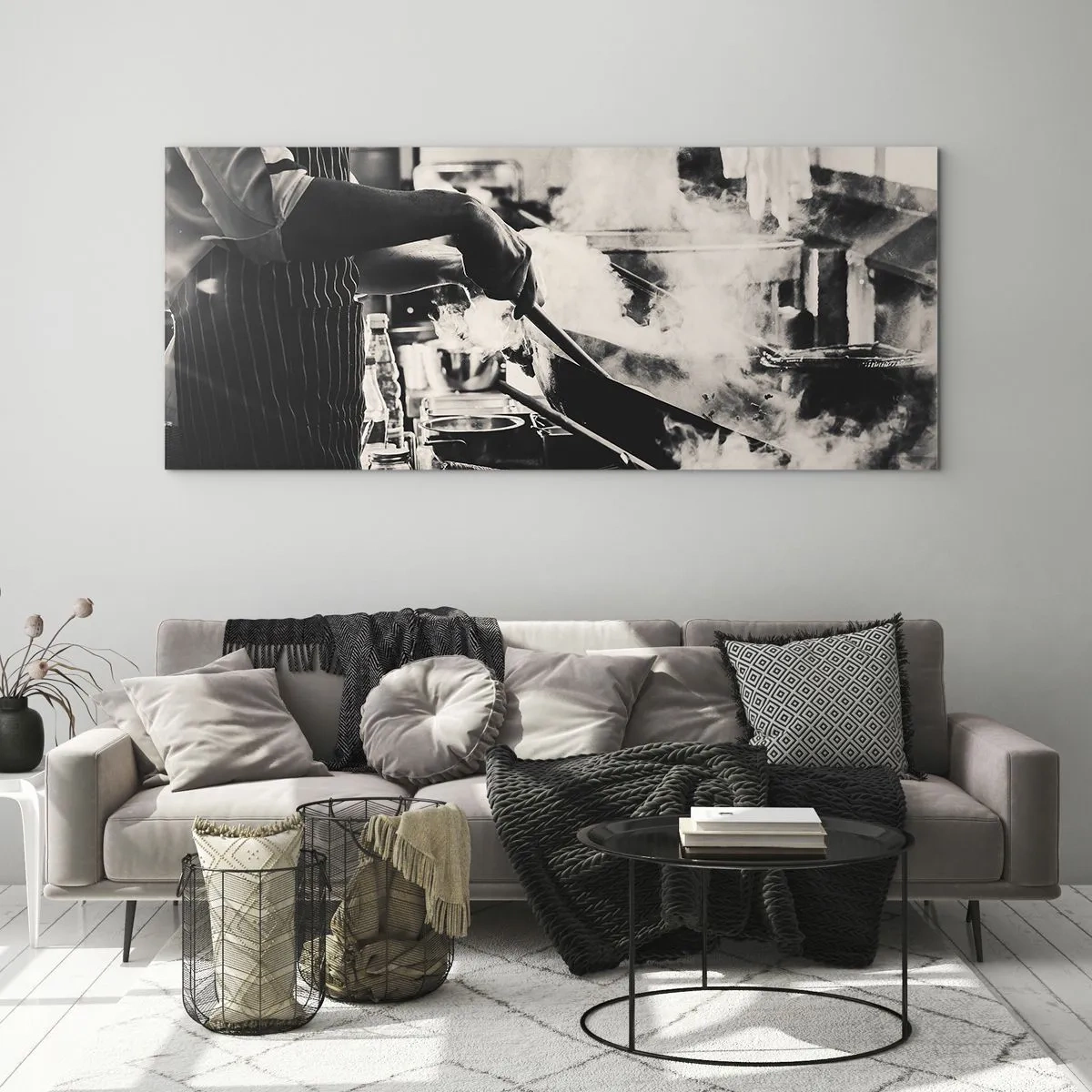 Obraz na skle - Alchymie chutí - 160x50 cm