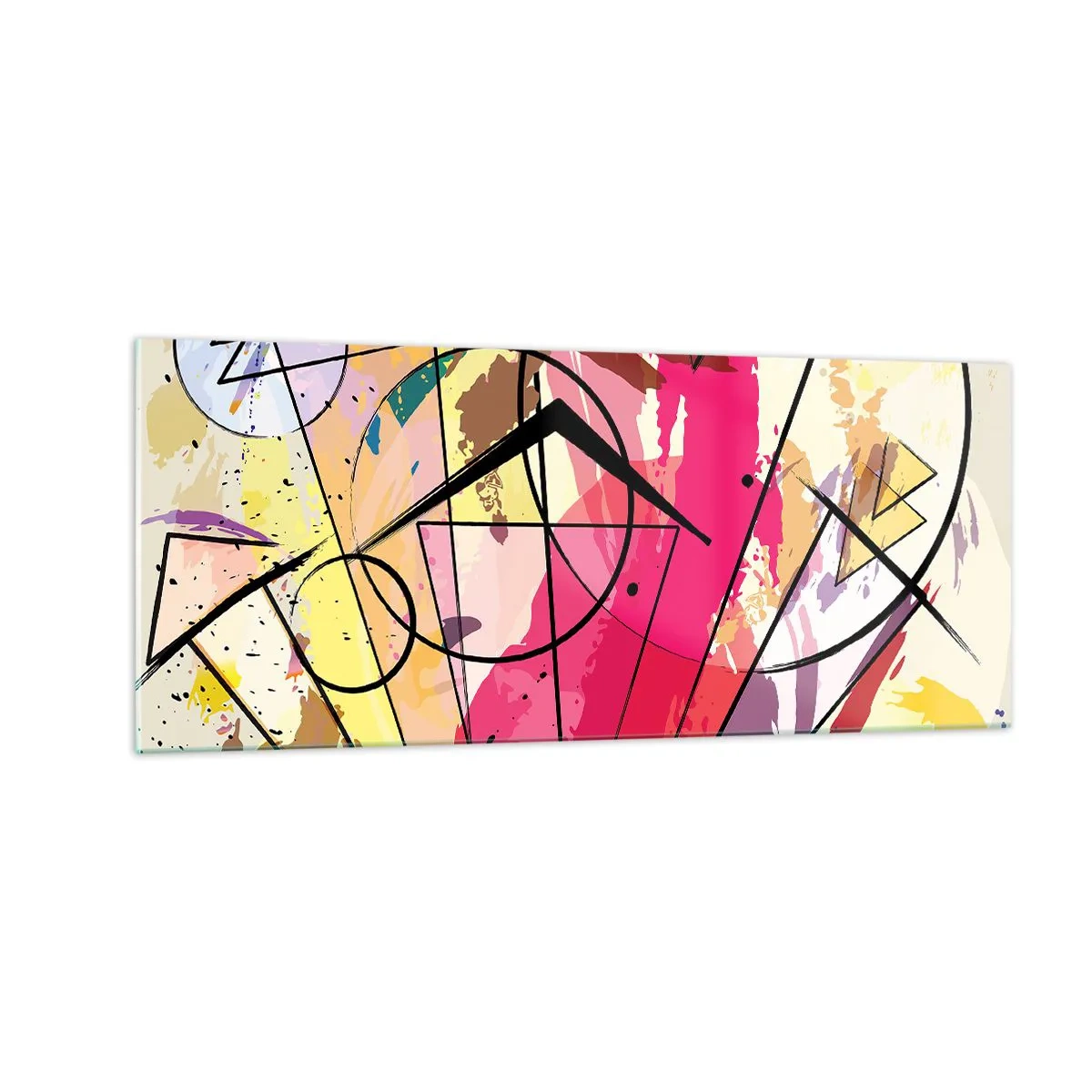 Obraz na skle - Výbuch - 100x40 cm