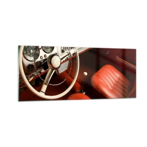 Obraz na skle - Luxus ve stylu vintage - 100x40 cm