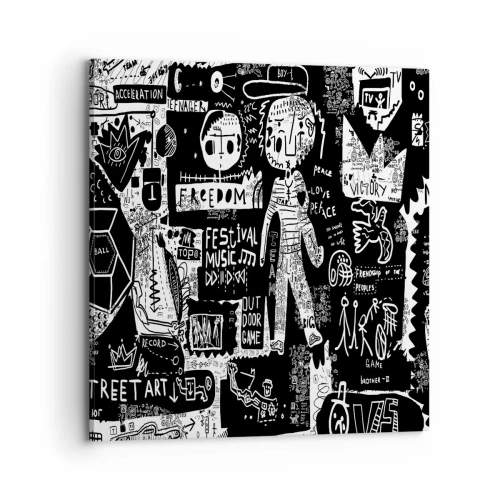 Obraz na plátně - Práva a radosti duševního mládí - 70x70 cm
