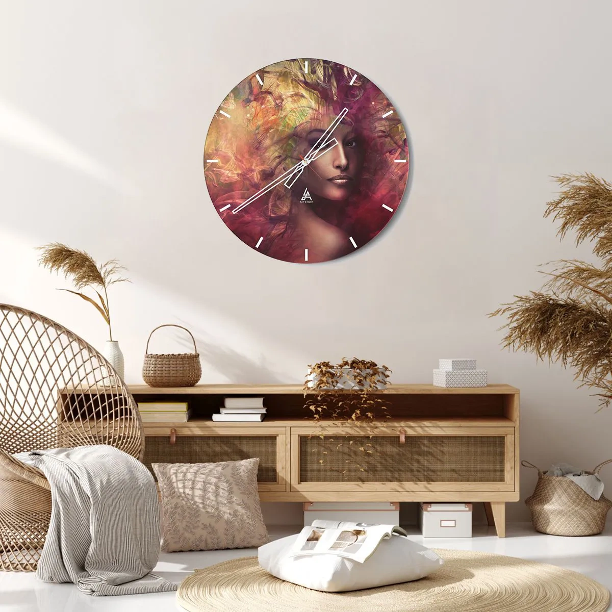 Nástěnné hodiny - Tady jsem! - 30x30 cm