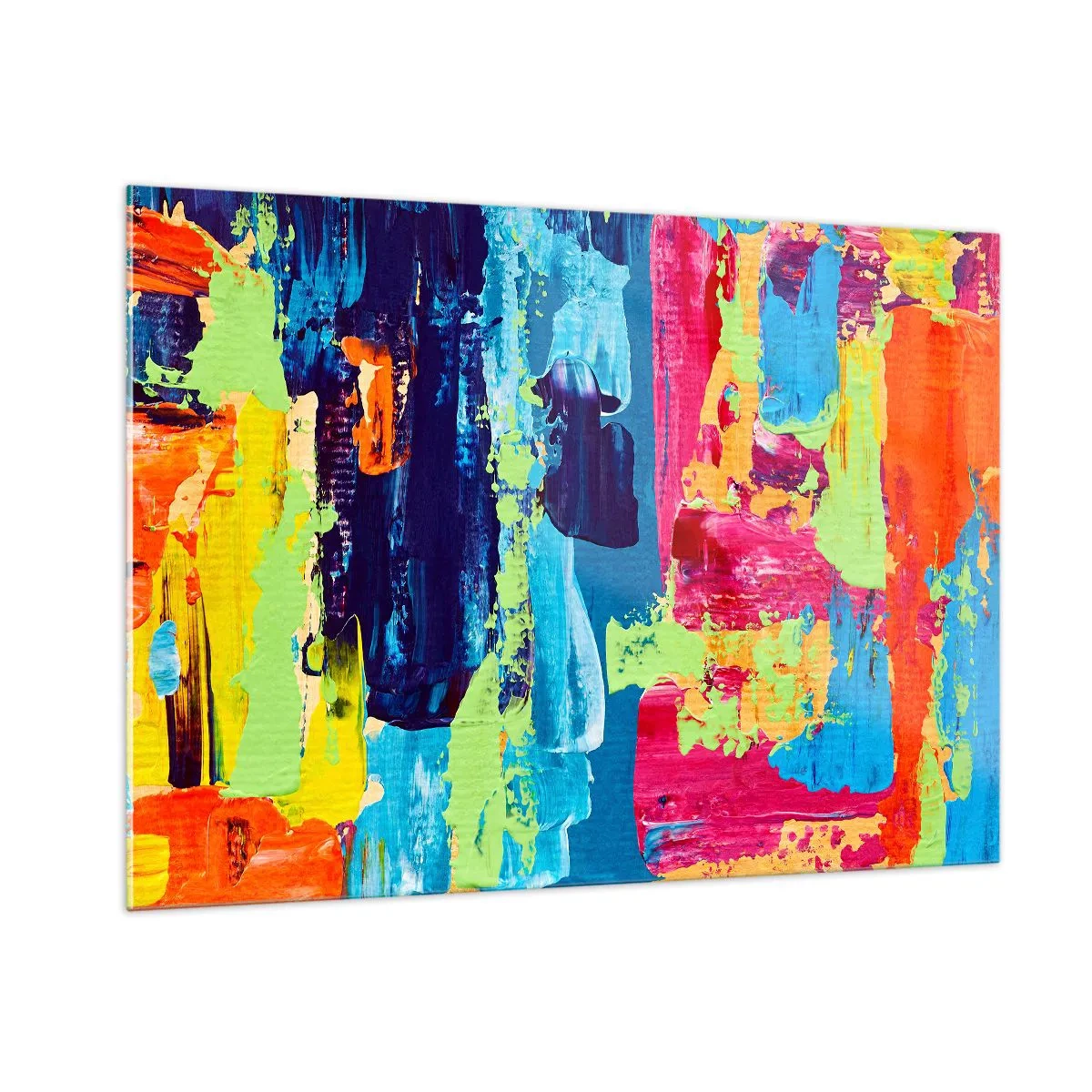 Obraz na skle - Život je krásný! - 100x70 cm