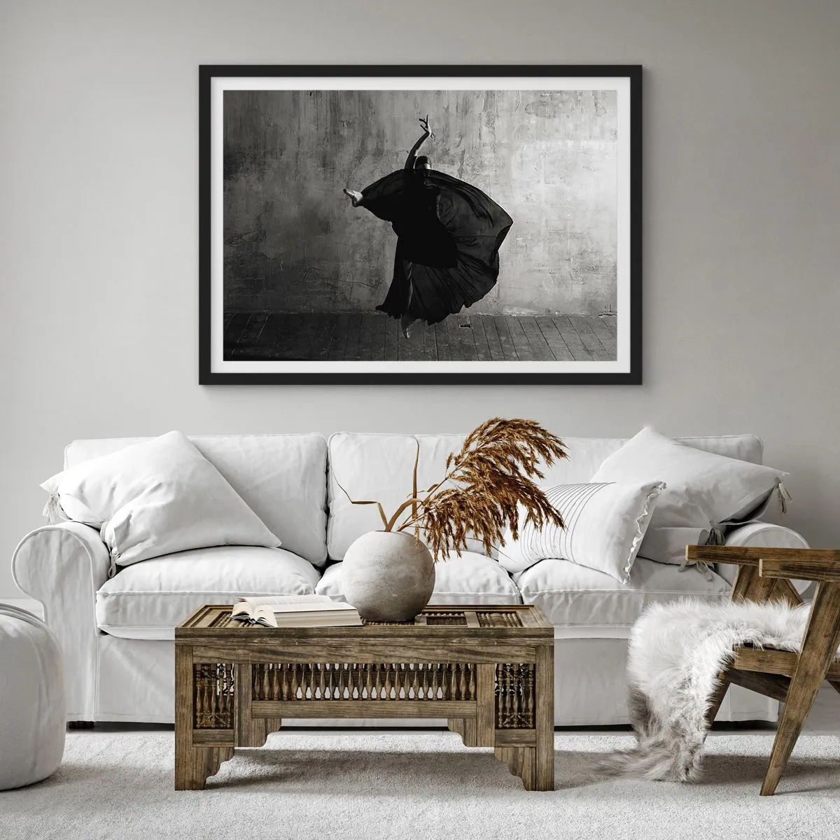 Plakát v černém rámu - Plné vášně - 100x70 cm