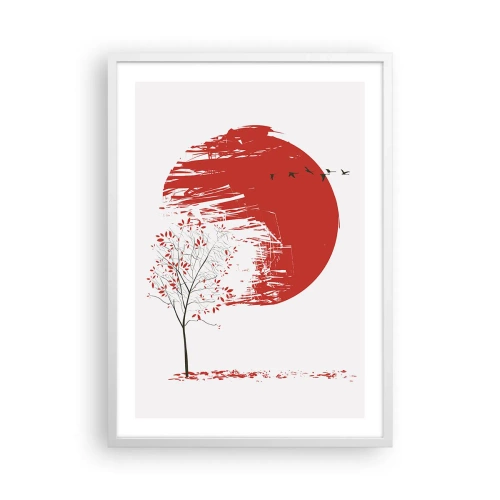 Plakát v bílém rámu - Znáte tuto zemi? - 50x70 cm