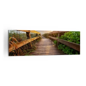 Obraz na plátně - A přímo ke břehu - 160x50 cm