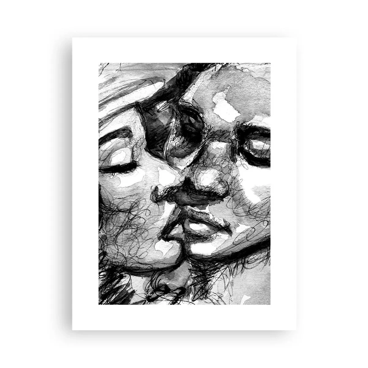Plakát - Něžný okamžik - 30x40 cm