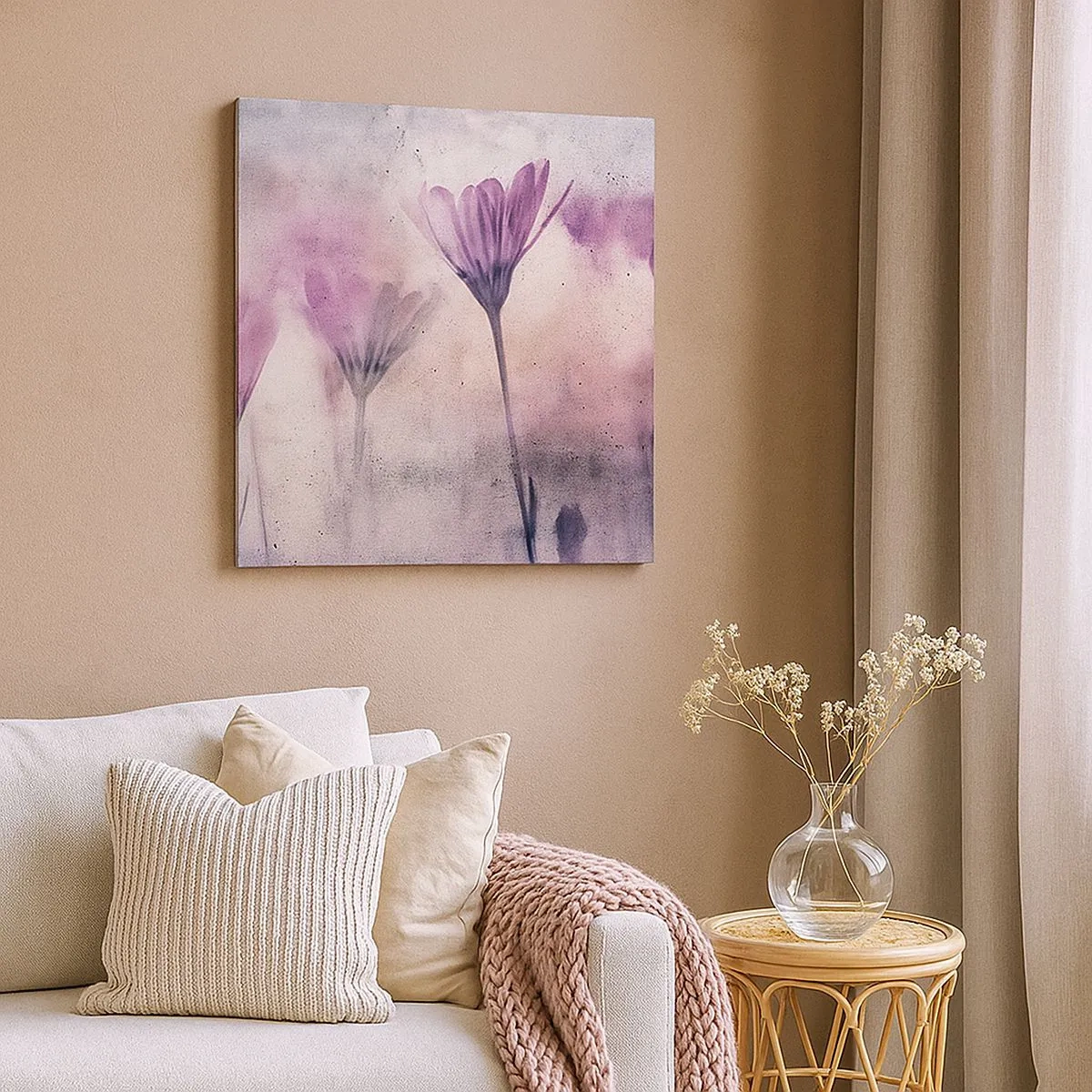 Obraz na plátně - Sen květin - 30x30 cm