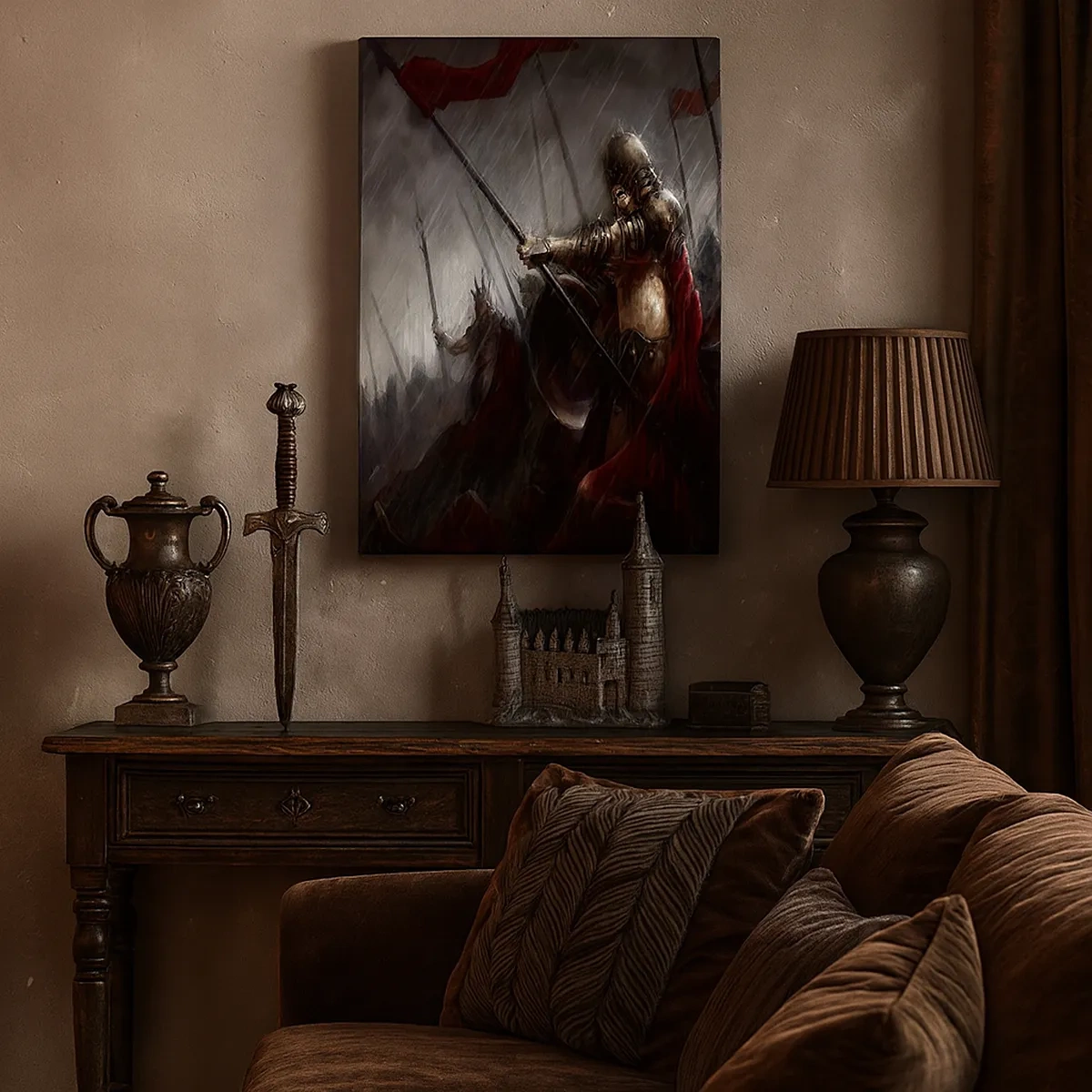 Obraz na plátně - Poutníče zvěstuj Lakedaimonským… - 50x70 cm