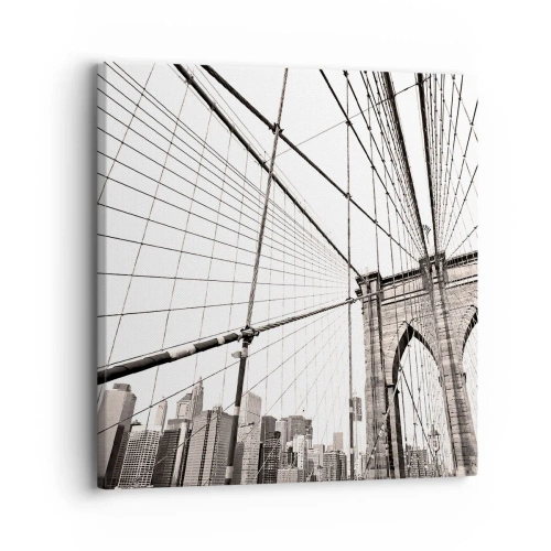 Obraz na plátně - Newyorská katedrála - 30x30 cm
