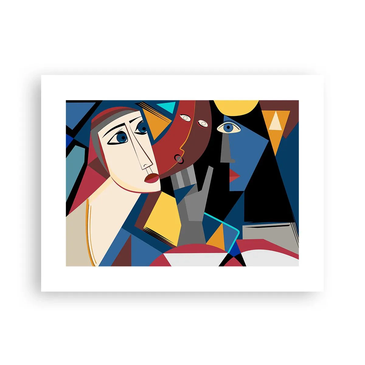 Plakát - Konverzace kubistů - 40x30 cm