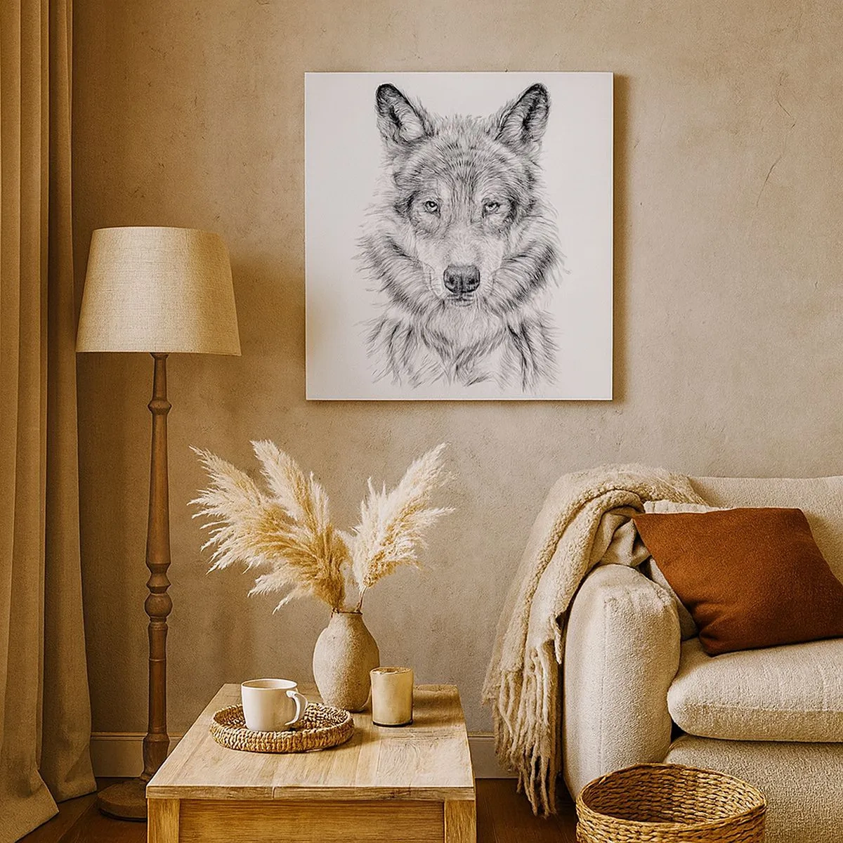 Obraz na plátně - Rozený vůdce - 30x30 cm