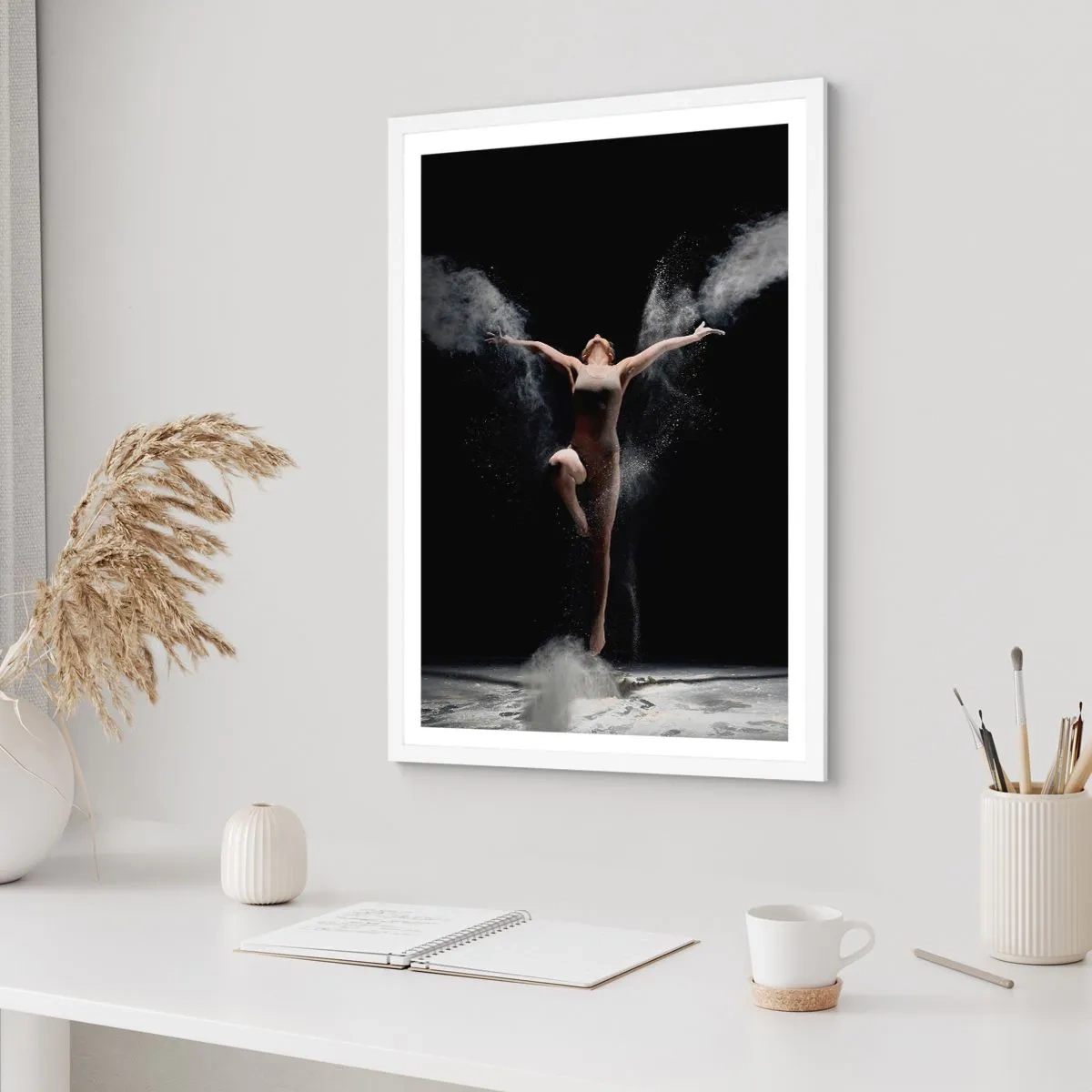 Plakát v bílém rámu - Elfové existují - 70x100 cm