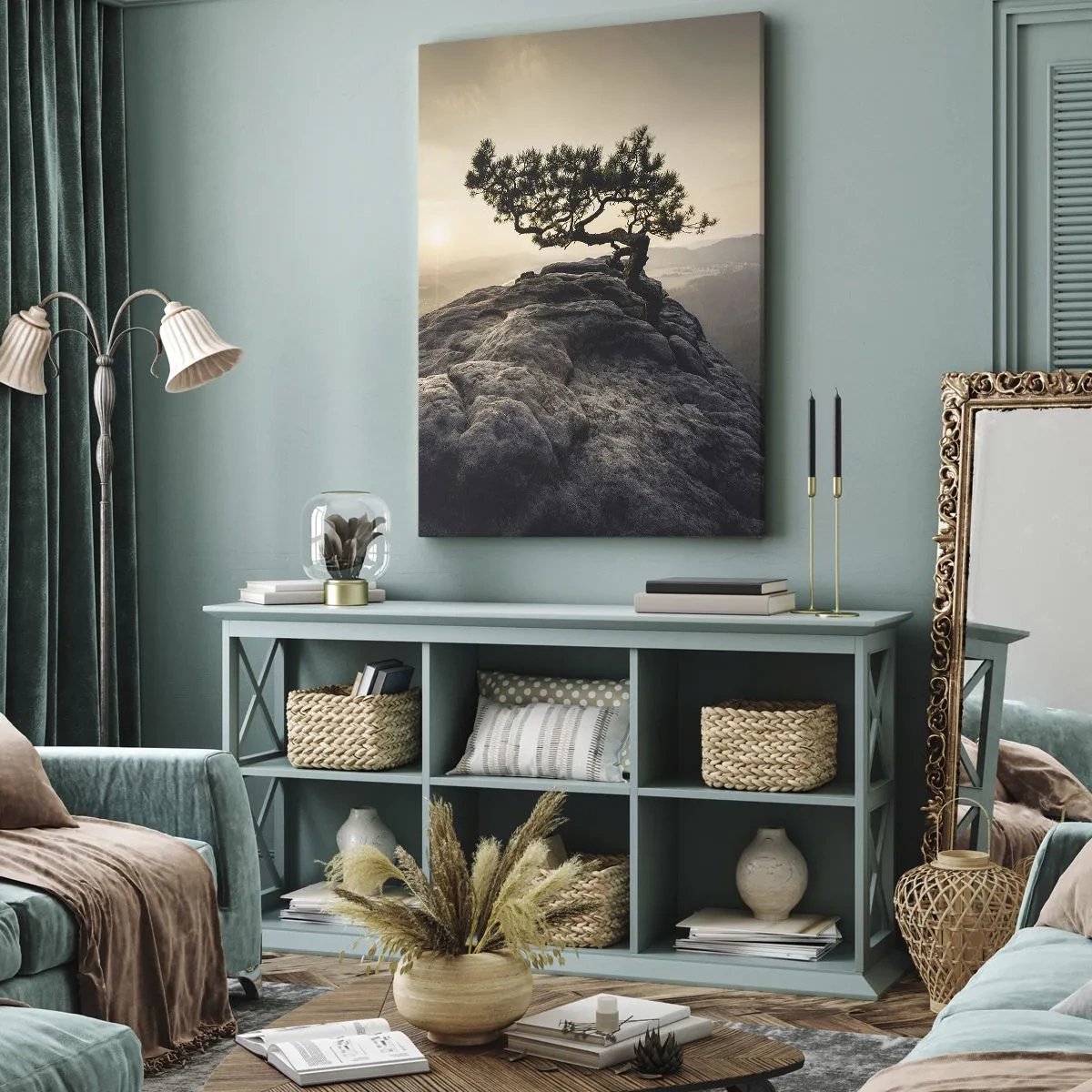 Obraz na plátně - Život vždy vítězí - 70x100 cm