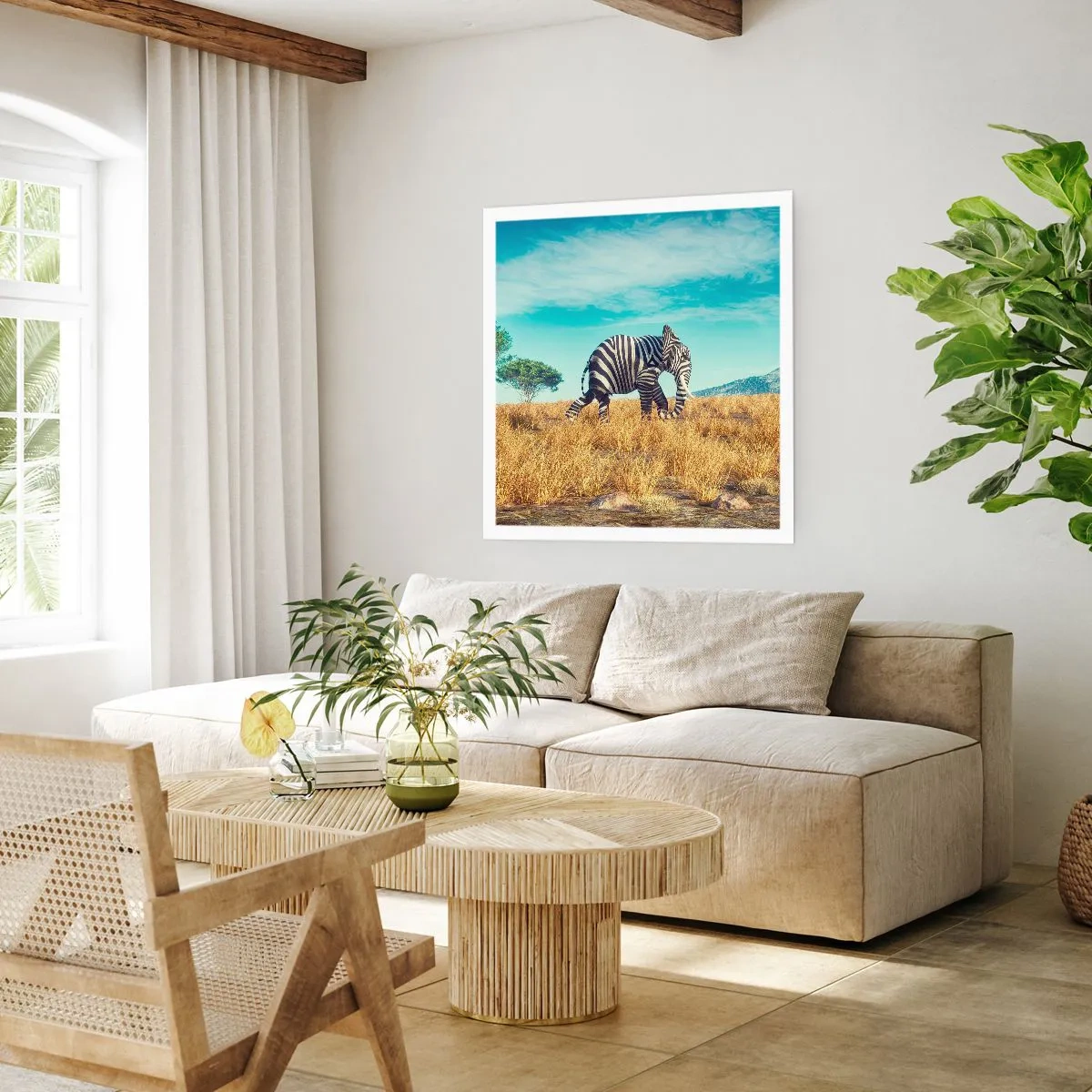 Plakát - Šedá už není v módě - 60x60 cm