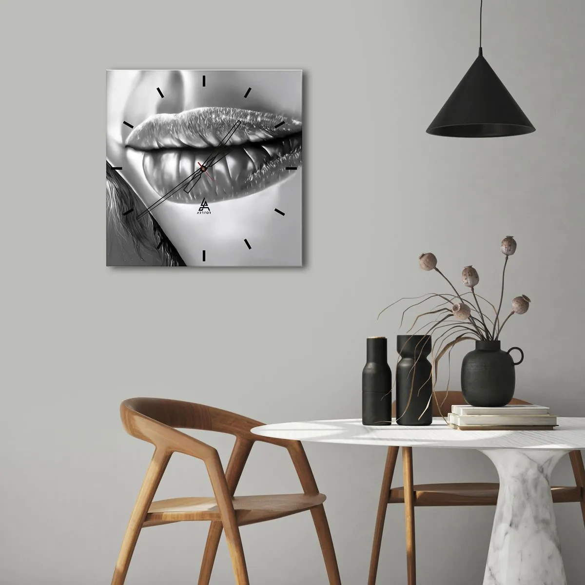 Nástěnné hodiny - Vím, na co myslíš… - 30x30 cm