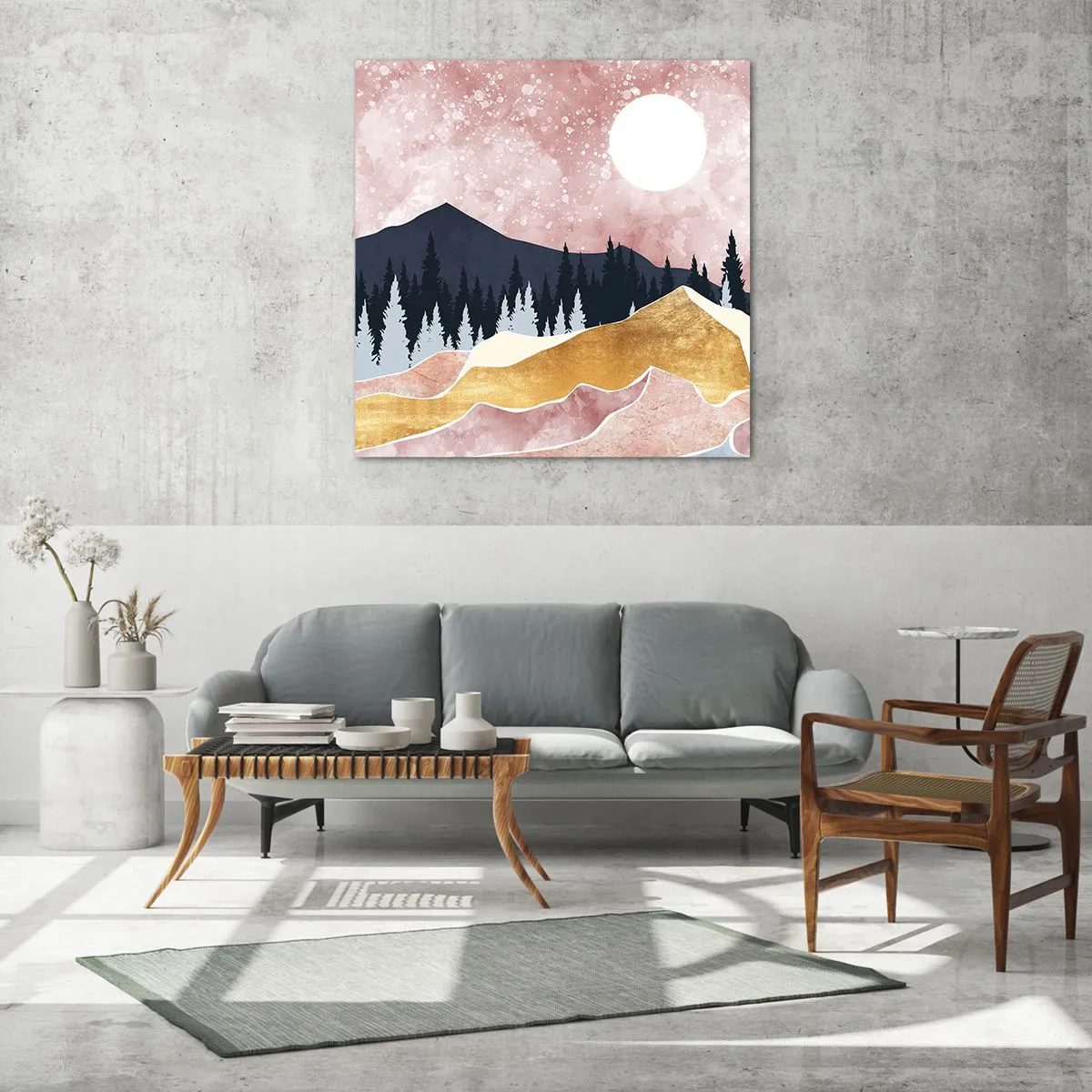 Obraz na skle - Noční hlídka - 30x30 cm