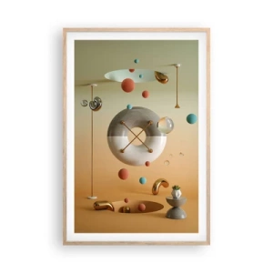 Plakát v rámu světlý dub - Vše je možné - 61x91 cm