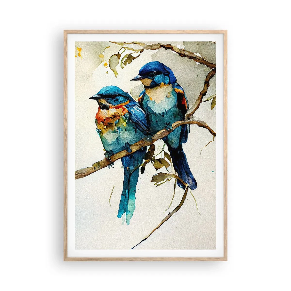 Plakát v rámu světlý dub - Urazil se? - 70x100 cm