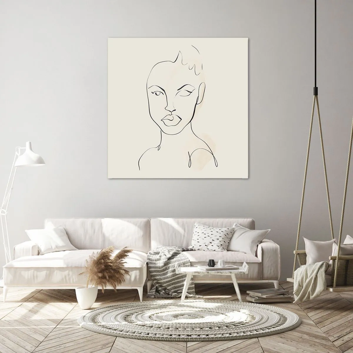 Obraz na plátně - Obrys smyslnosti - 40x40 cm