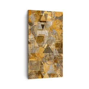 Obraz na plátně - Svět zachycený v podobě - 45x80 cm