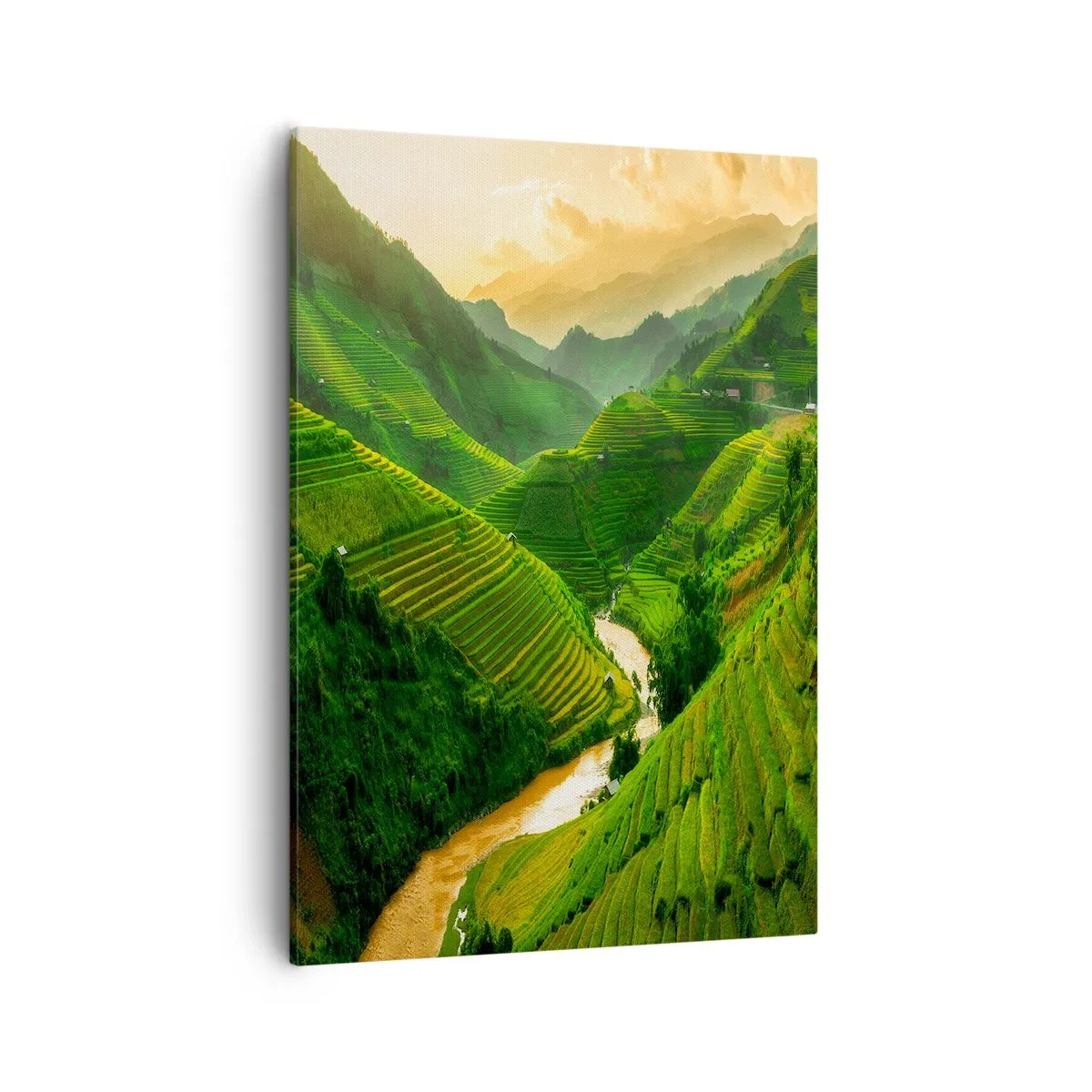 Obraz na plátně - Vietnamské údolí - 50x70 cm