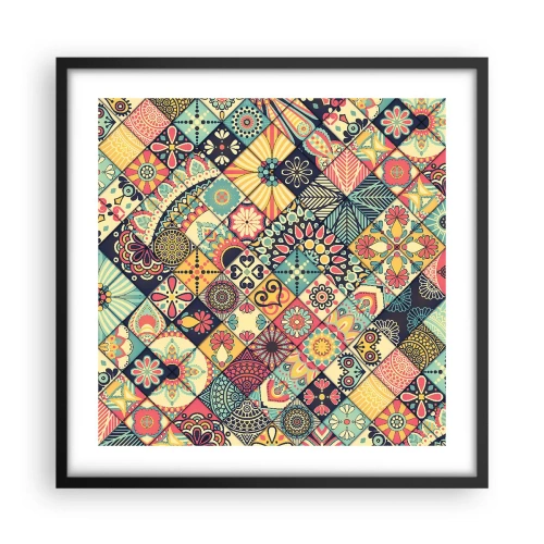 Plakát v černém rámu - Marokánská vize - 50x50 cm