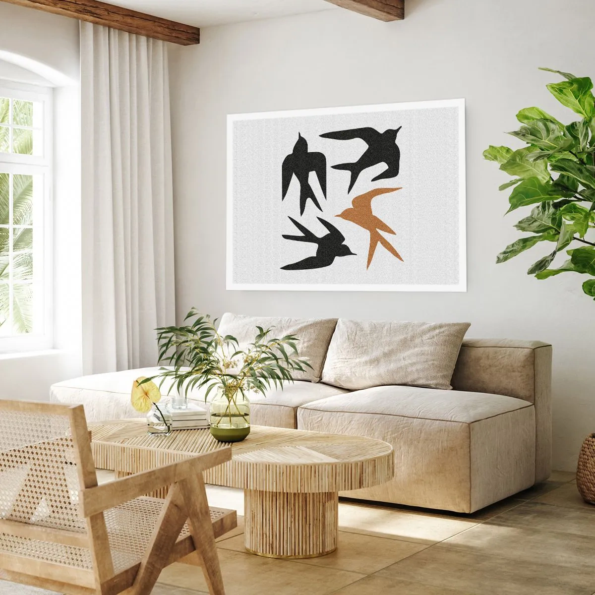 Plakát - Vlaštovky - 100x70 cm
