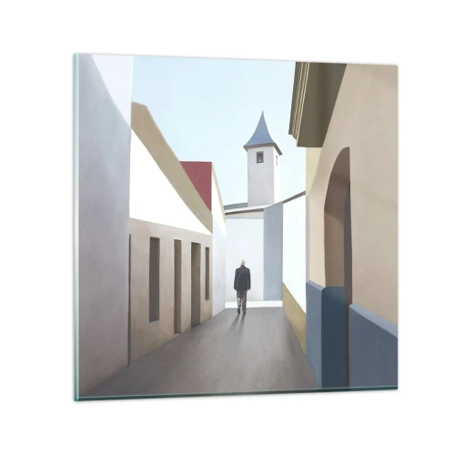 Obraz na skle - Slunečná procházka - 30x30 cm