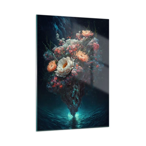 Obraz na skle - Podivná zahrada - 50x70 cm