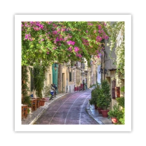 Plakát - Kvetoucí zákoutí - 60x60 cm