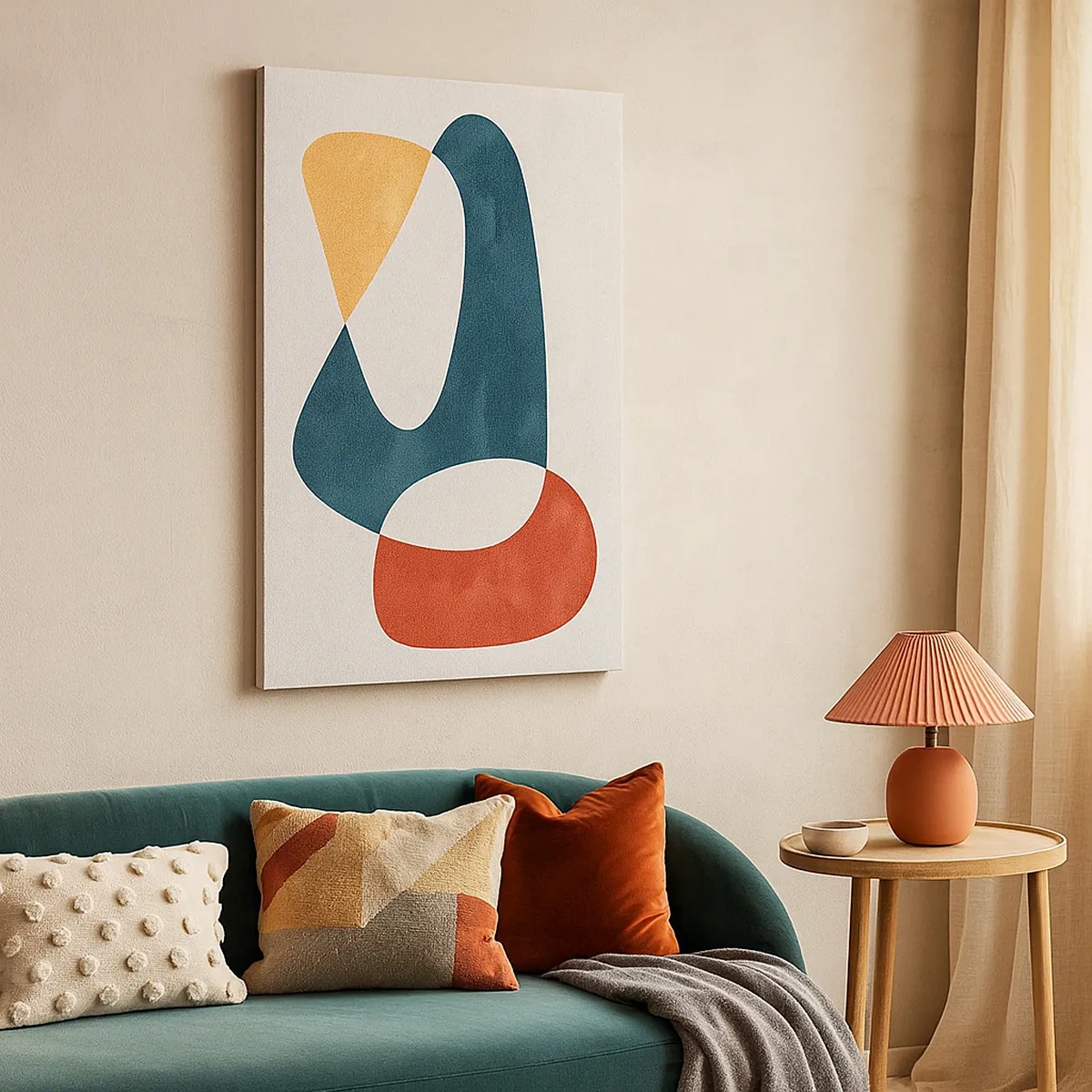 Obraz na plátně - Vlivy a metamorfózy - 50x70 cm