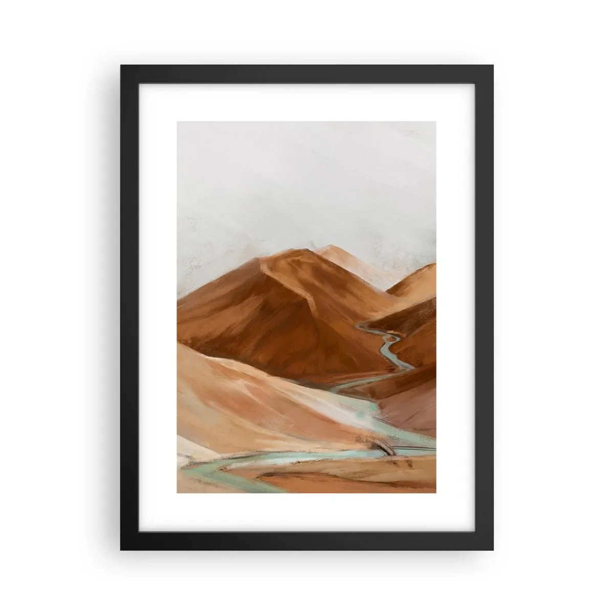 Plakát v černém rámu - K prameni - 30x40 cm