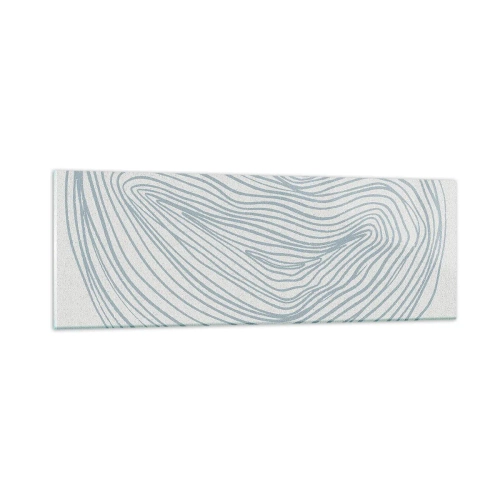 Obraz na skle - Úsměv kapky - 90x30 cm