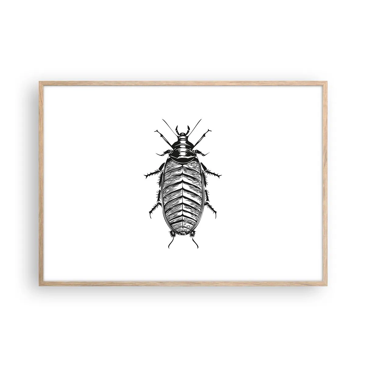 Plakát v rámu světlý dub - Vzorový exemplář! - 100x70 cm