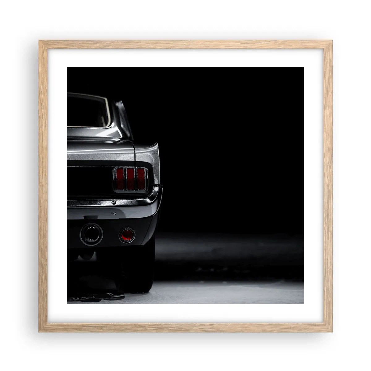 Plakát v rámu světlý dub - Kouzlo klasiky - 50x50 cm