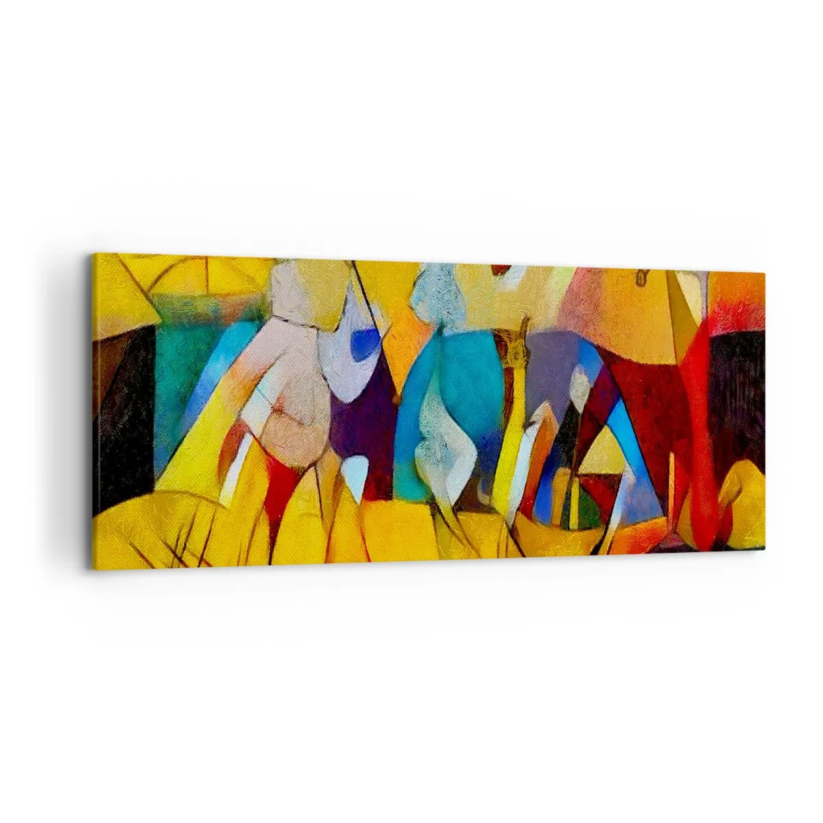 Obraz na plátně - Slunce - život - radost - 120x50 cm