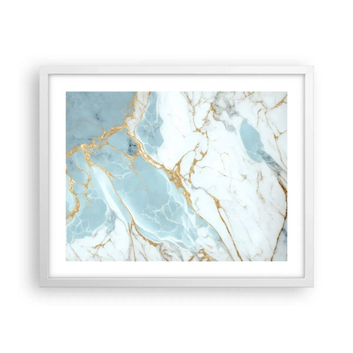 Plakát v bílém rámu - Bohatství kamene - 50x40 cm