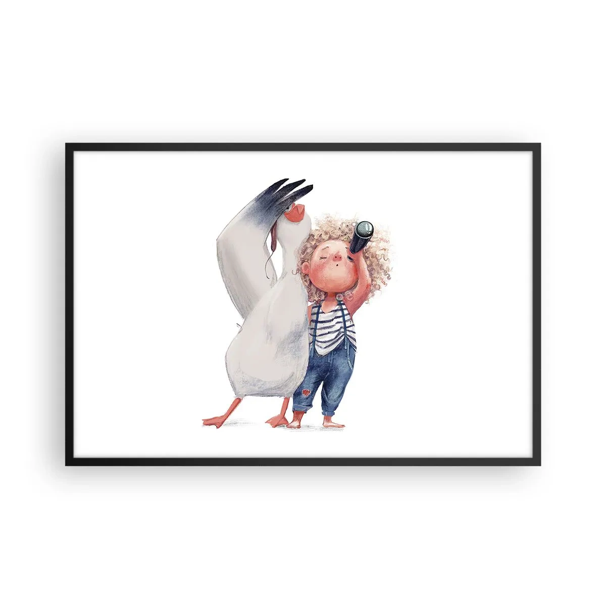 Plakát v černém rámu - Plán na skvělou cestu - 91x61 cm