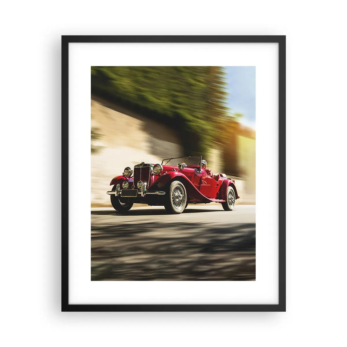 Plakát v černém rámu - Krásnější než Níké Samothrácká - 40x50 cm