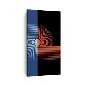 Obraz na plátně - V geometrickém objetí - 45x80 cm