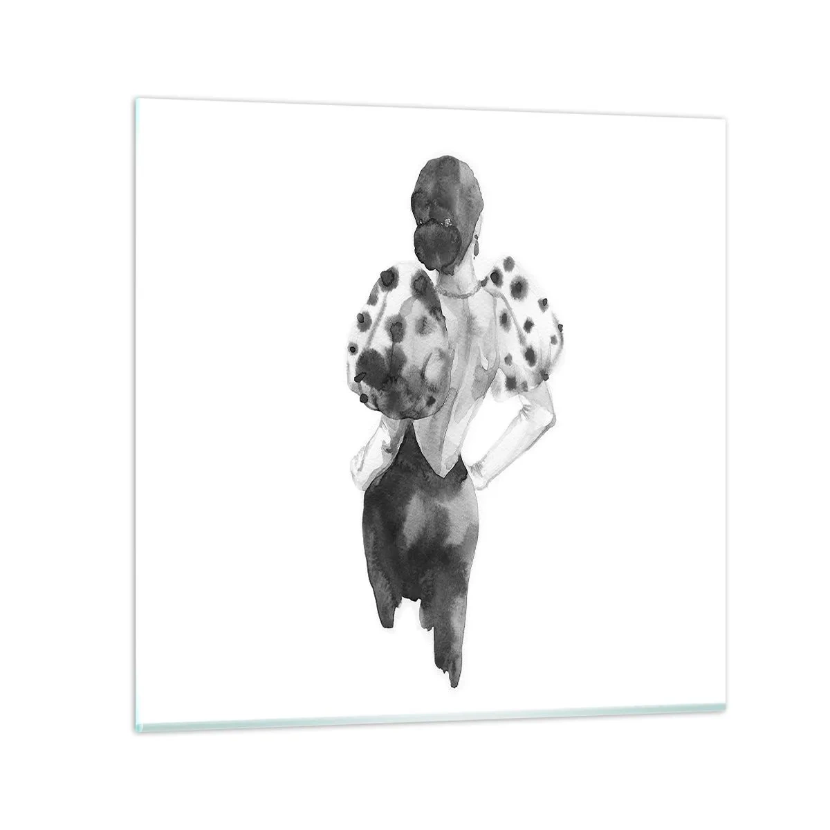 Obraz na skle - Prošla kolem - 60x60 cm