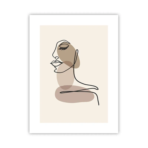 Plakát - Při poslechu samé sebe - 30x40 cm