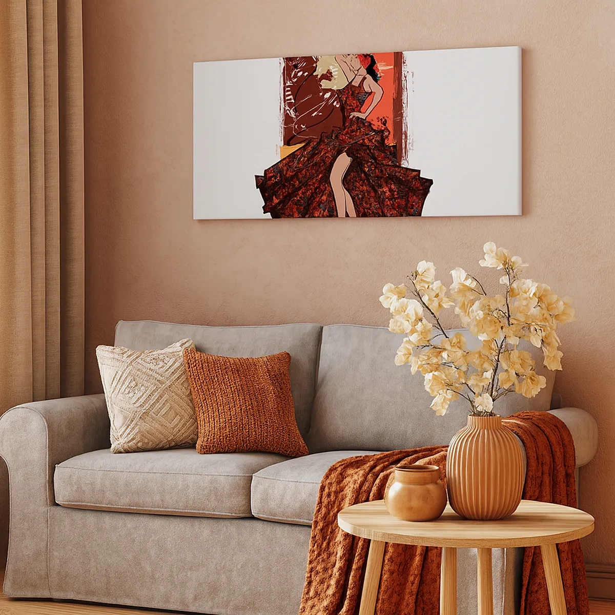 Obraz na plátně - V rytmu srdce - 30x30 cm