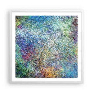 Plakát v bílém rámu - To není tak jednoduché - 60x60 cm