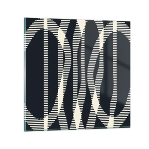 Obraz na skle - Pokus o prolomení temnoty - 50x50 cm