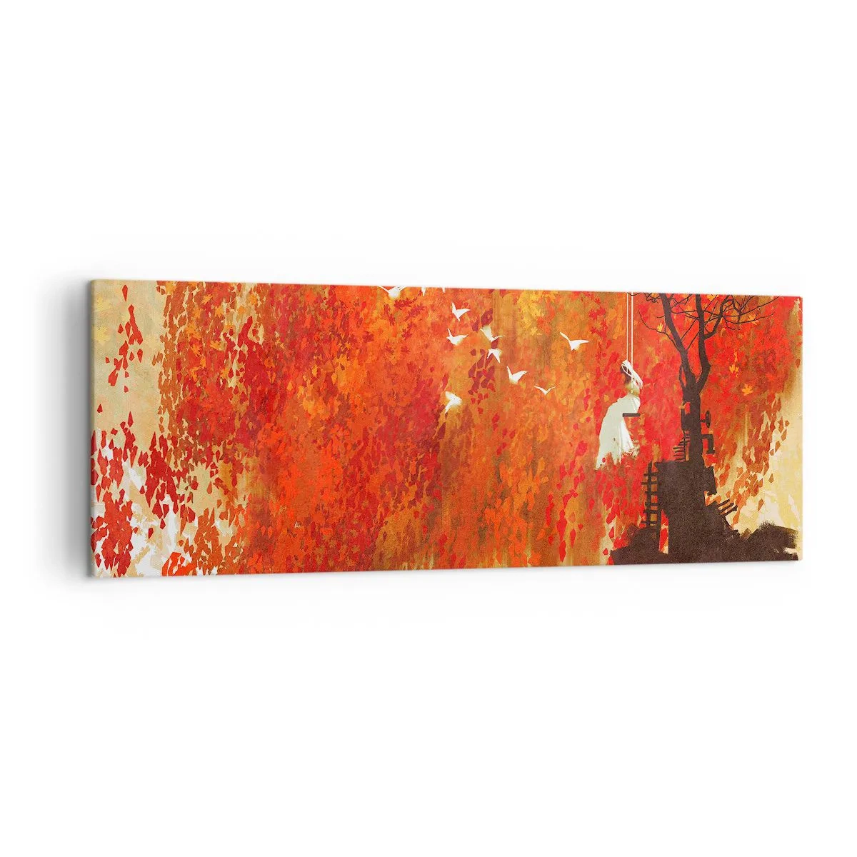 Obraz na plátně - Poletí s nimi? - 140x50 cm