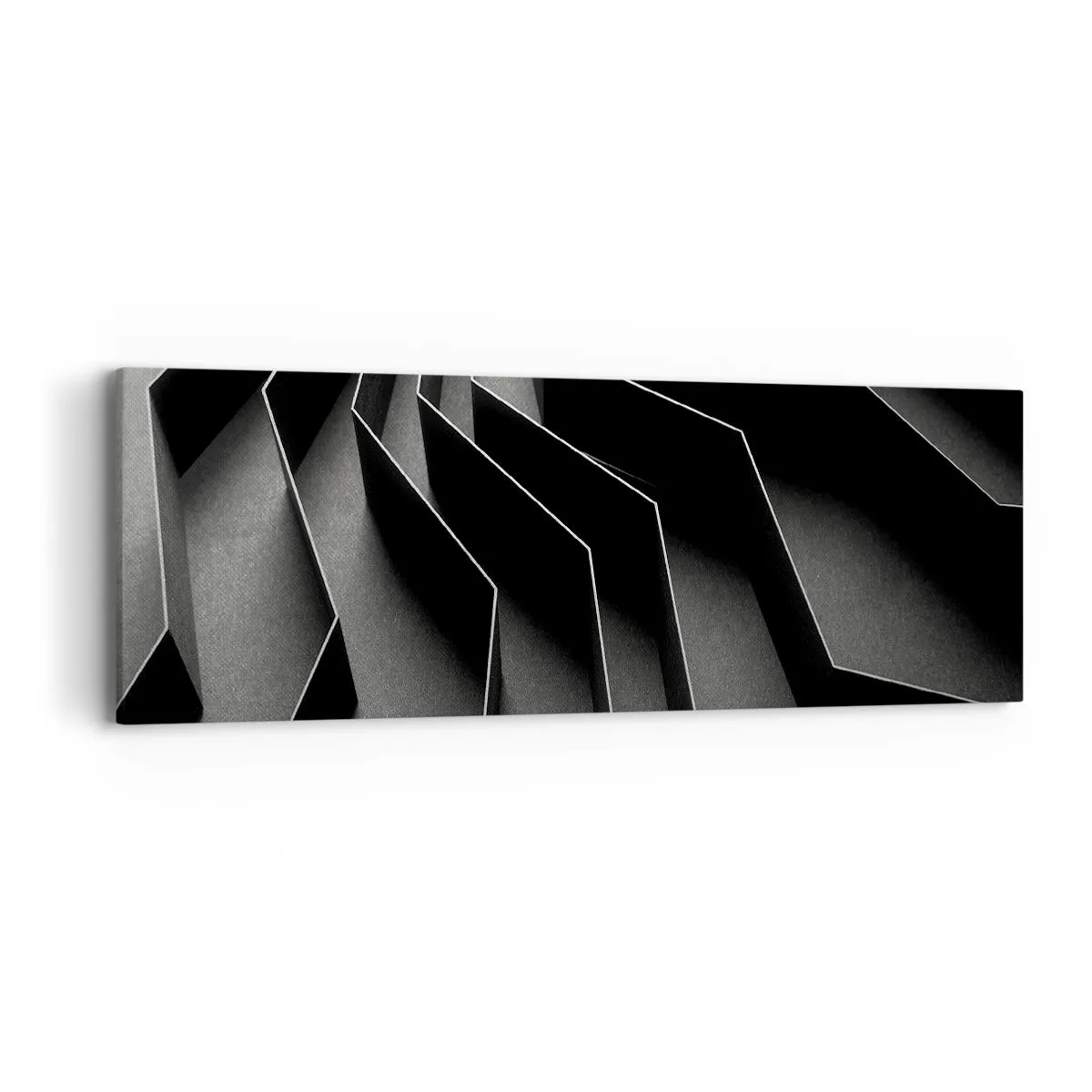 Obraz na plátně - Prostorový pořádek - 90x30 cm