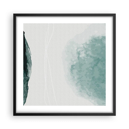 Plakát v černém rámu - Setkání s mlhou - 50x50 cm