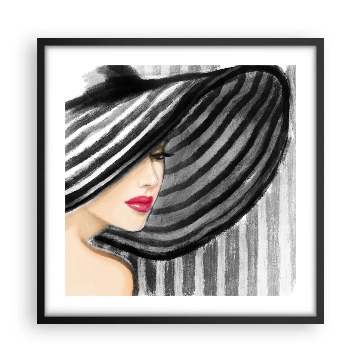 Plakát v černém rámu - Kde tě hledat? - 50x50 cm