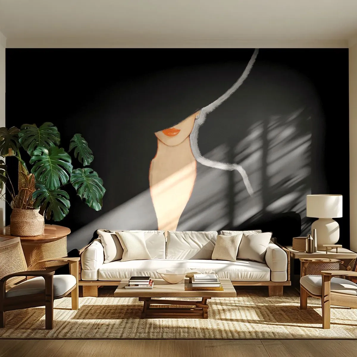 Fototapeta Samolepicí Deluxe Sticker - Elegance a styl - žena V Klobouku, Móda, Kus - 100x70 cm